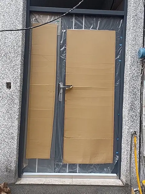 桃園市大溪區子母門安裝施工實績照片