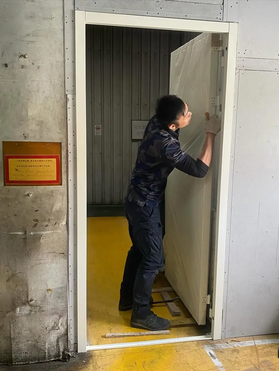 新北市泰山區防火門安裝施工實績照片 4