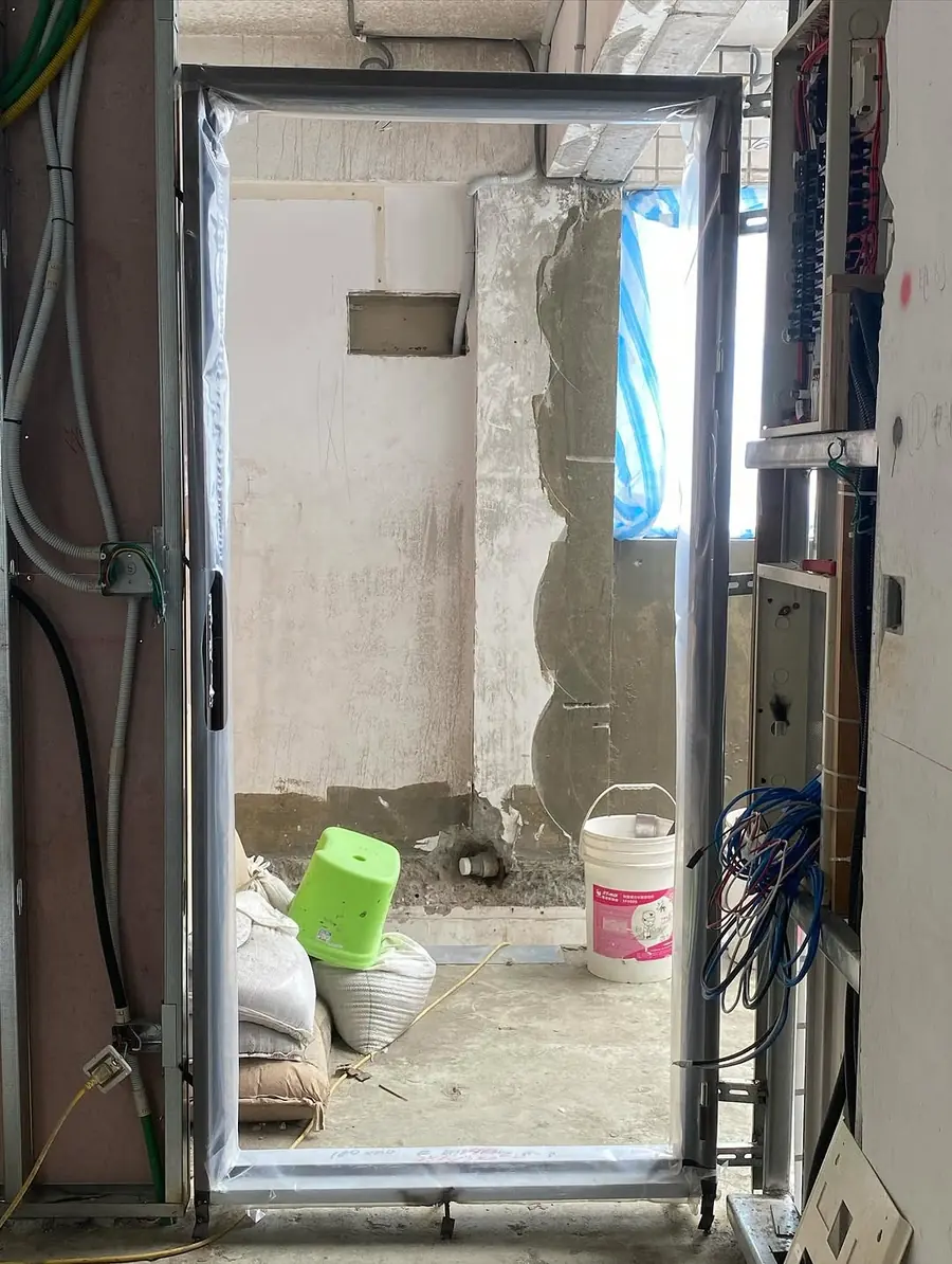 新北市板橋區單玄關門門框安裝（立框）實績照片 4
