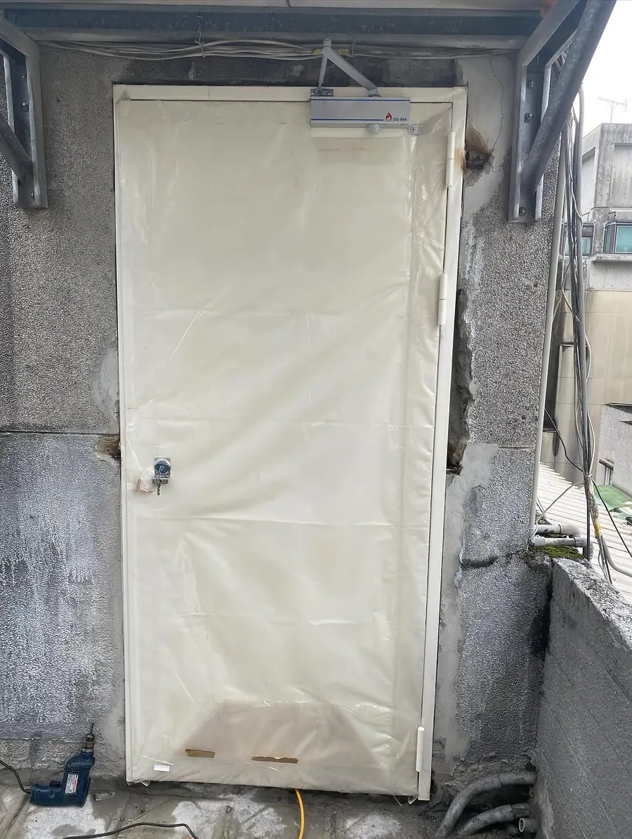 台北市防火門安裝施工實績照片 3