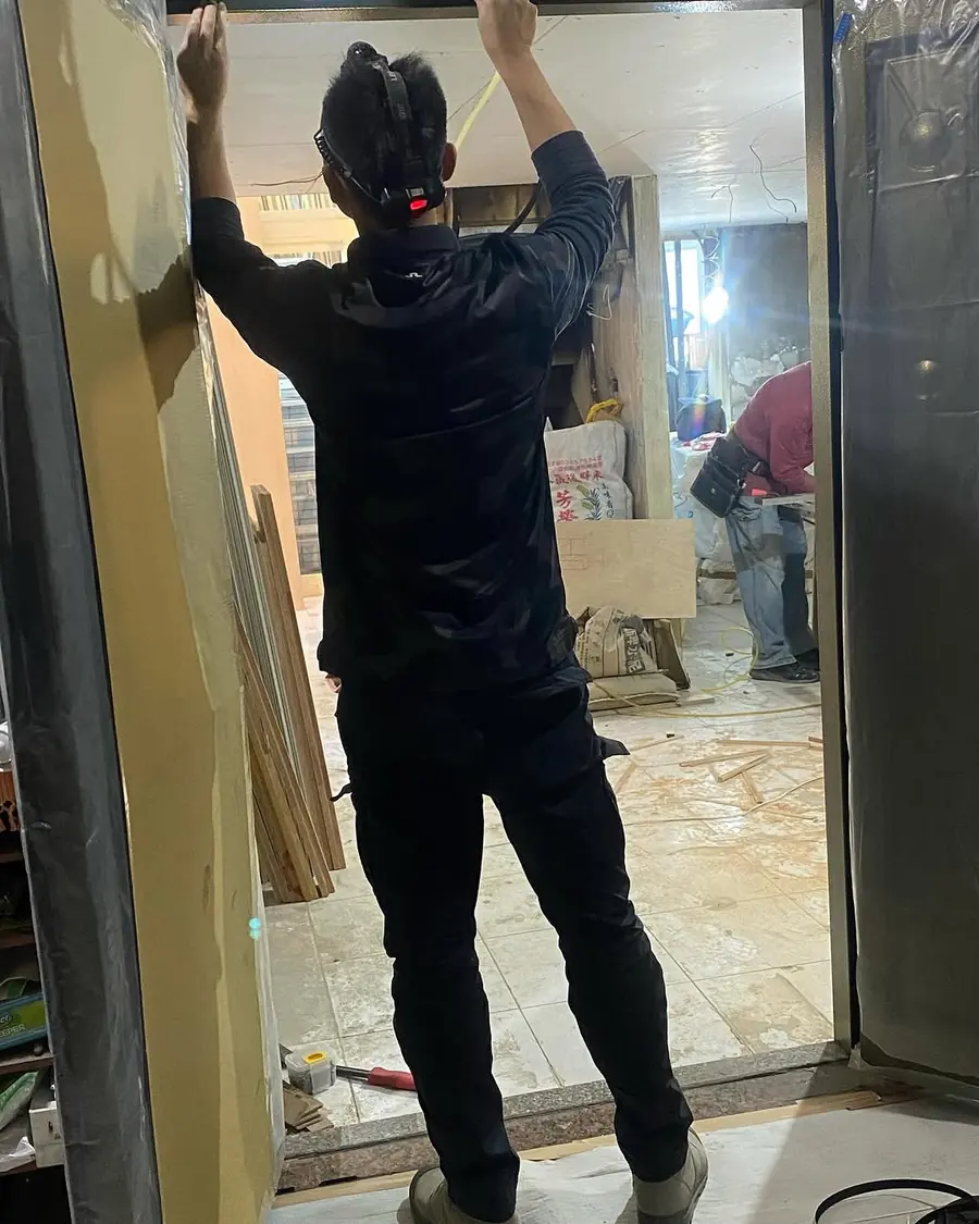新北市土城區子母門安裝施工實績照片 7