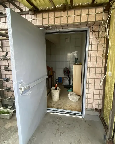 新北市永和區防火門安裝施工實績照片 1