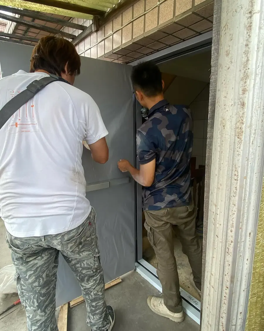 新北市永和區防火門安裝施工實績照片 5