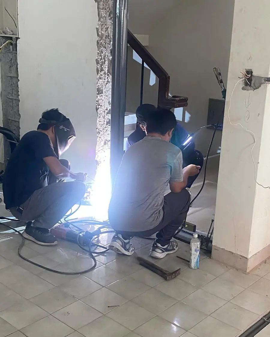 台北市單玄關門安裝施工實績照片 5