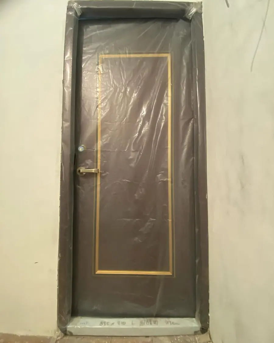 新北市三重區單玄關門安裝施工實績照片 2