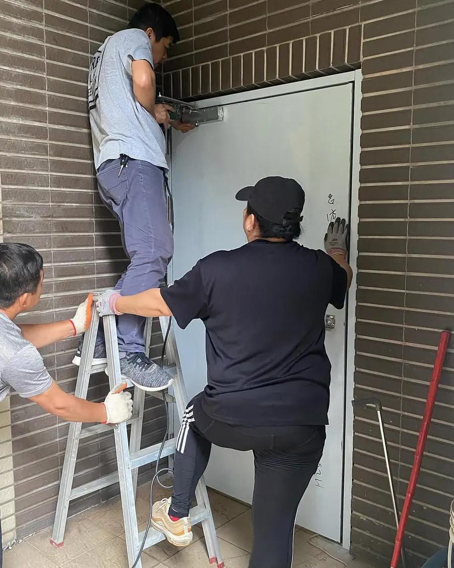 基隆市中正區防火門安裝施工實績照片 2
