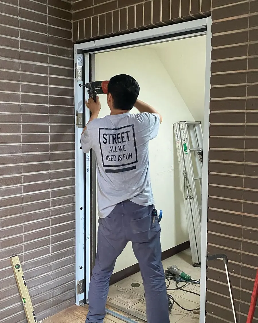 基隆市中正區防火門安裝施工實績照片 3