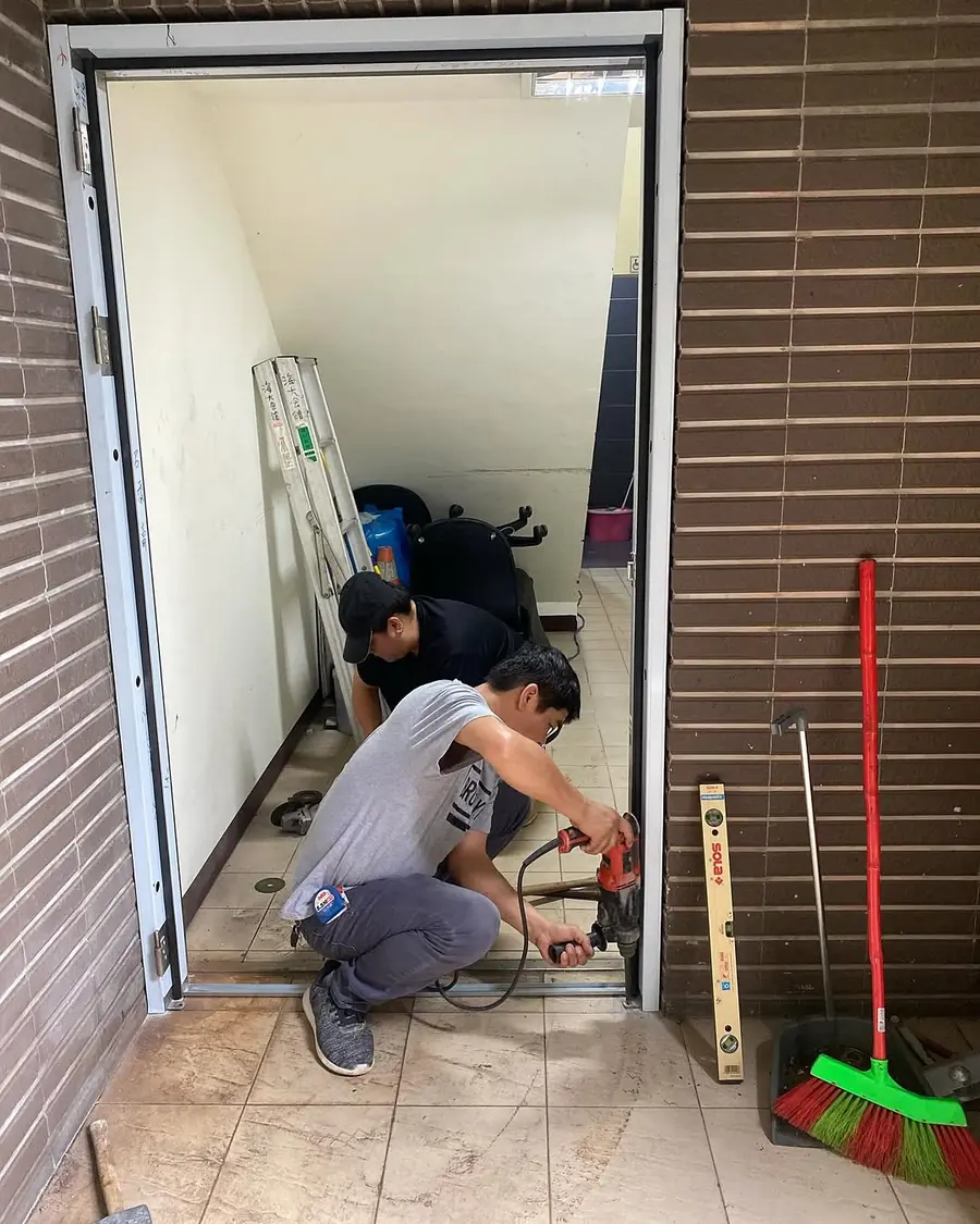 基隆市中正區防火門安裝施工實績照片 4