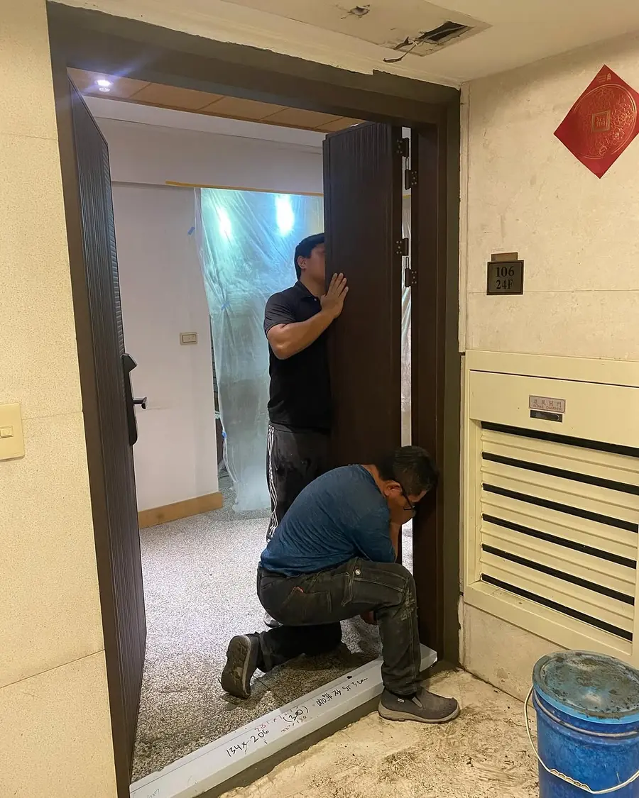 台北市防火門安裝施工實績照片 2