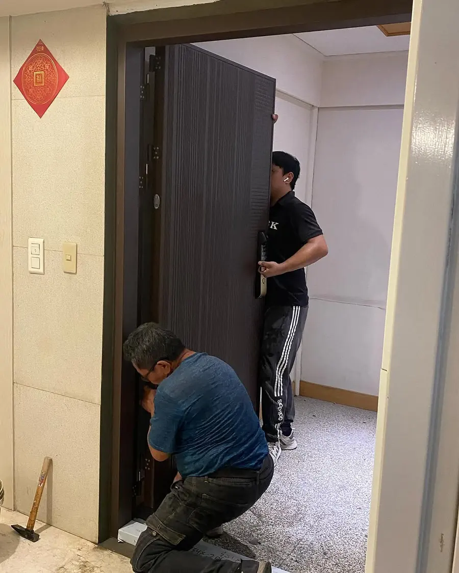 台北市防火門安裝施工實績照片 3