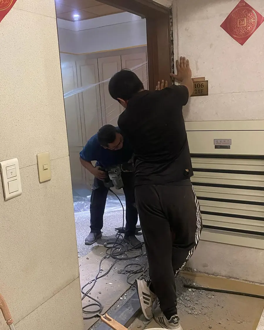 台北市防火門安裝施工實績照片 5