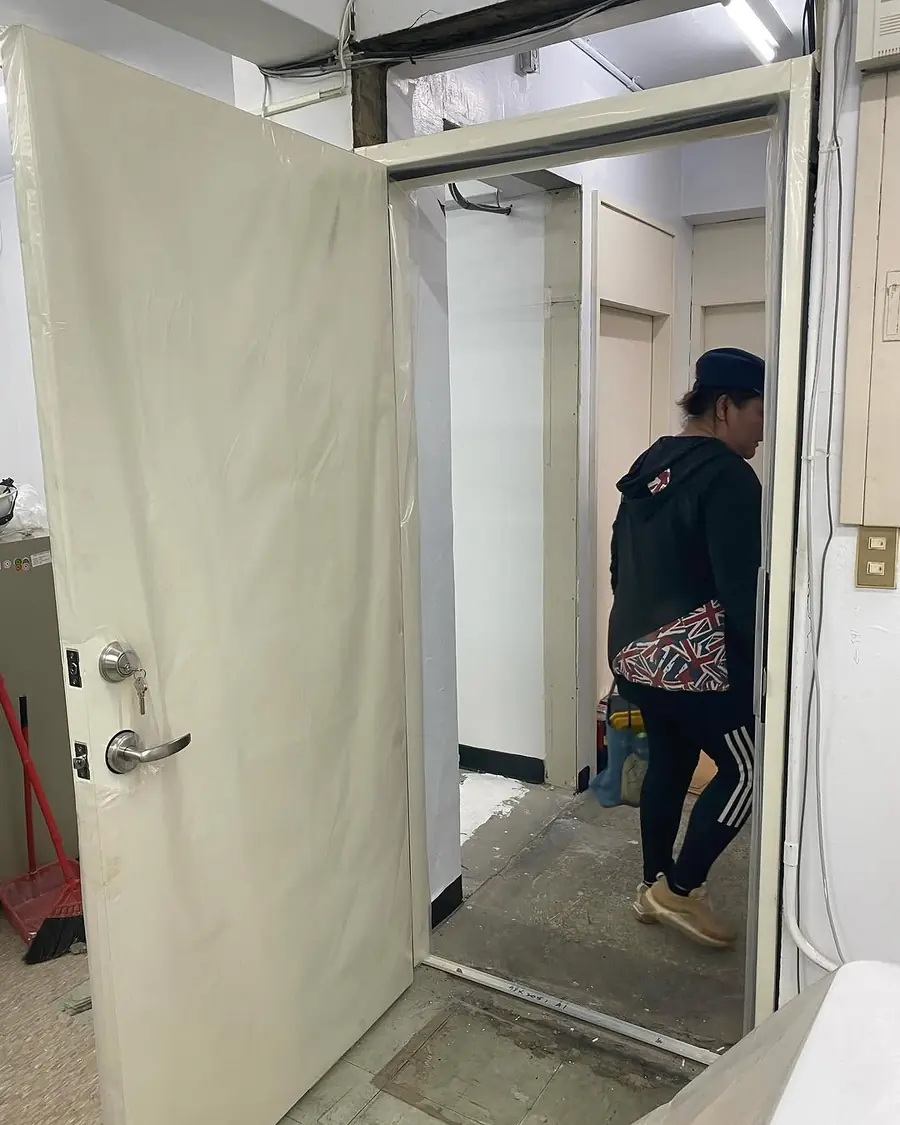 台北市防火門安裝施工實績照片 2