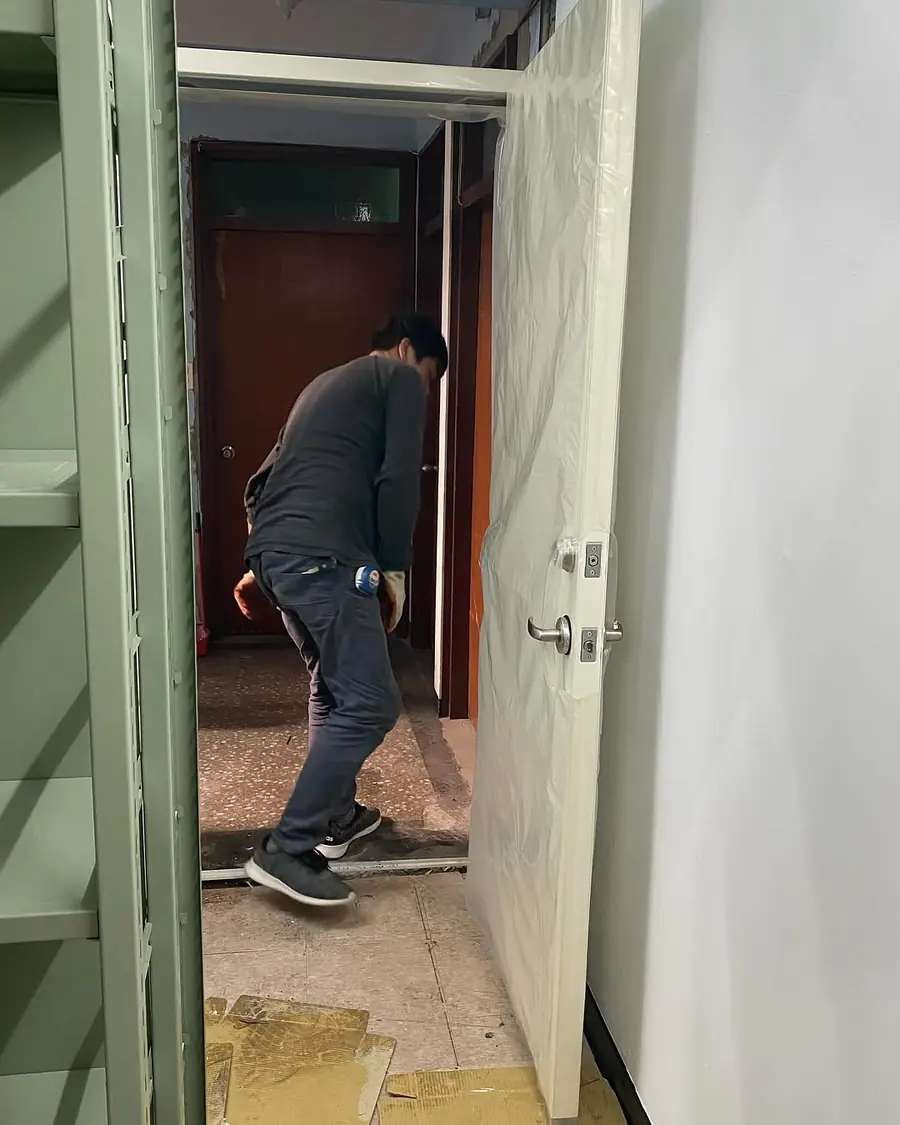 台北市防火門安裝施工實績照片 7