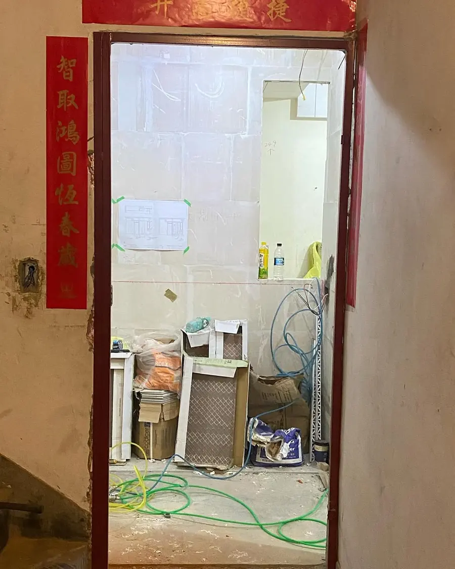新北市樹林區門中門安裝施工實績照片 3