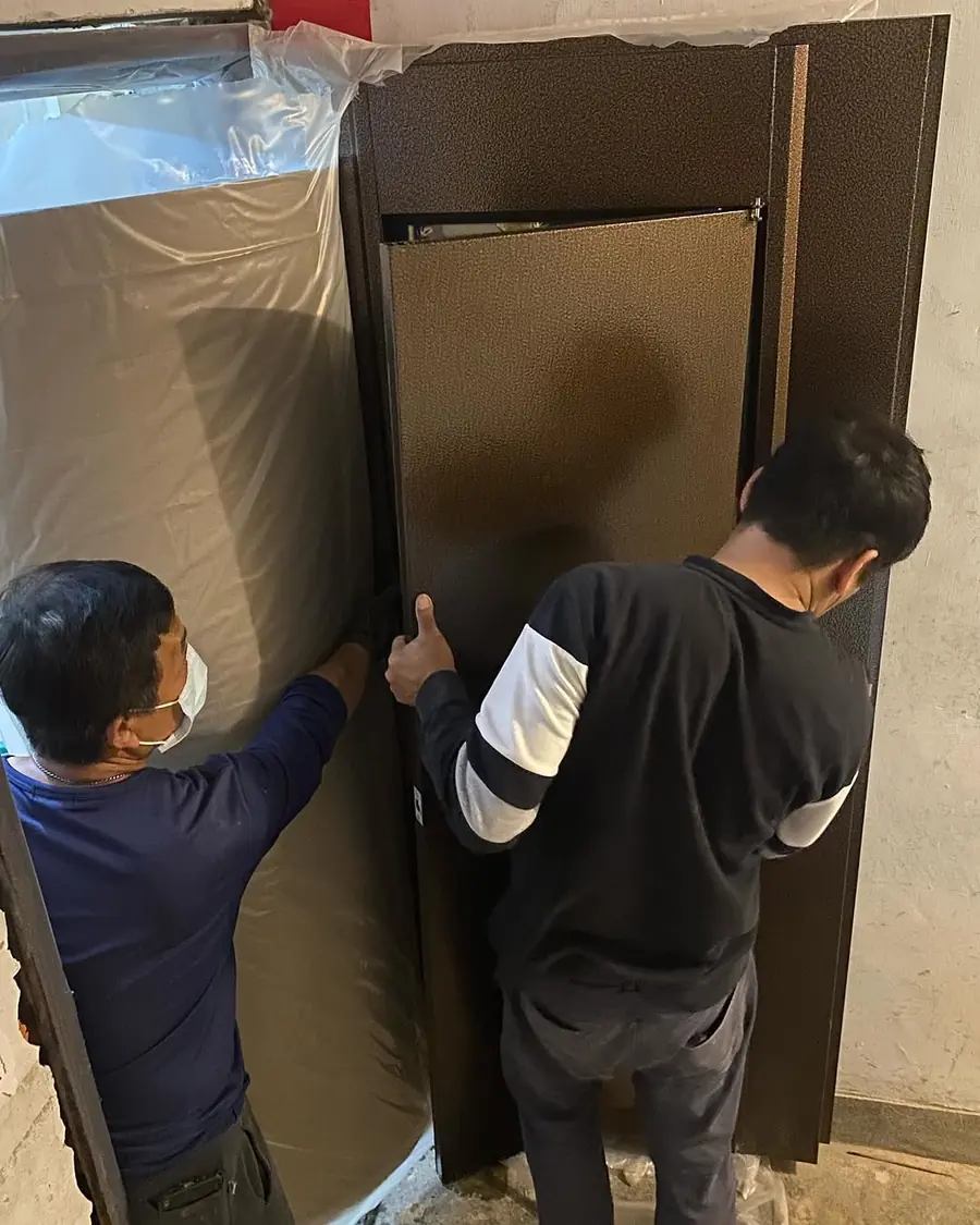 新北市樹林區門中門安裝施工實績照片 10