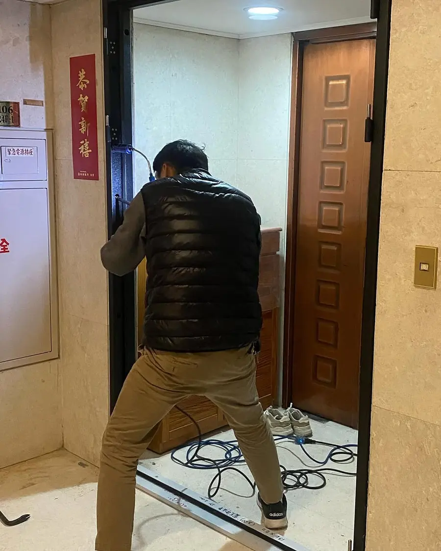 台北市防火門安裝施工實績照片 5